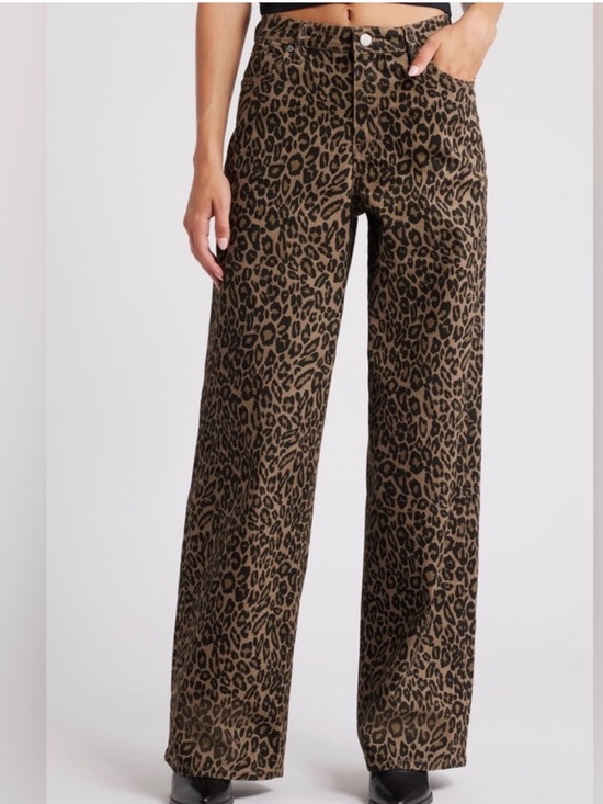 Ptcl Denim - PTCL leopard print jeans